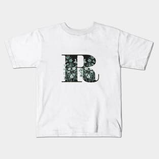 Flower Alphabet R Kids T-Shirt